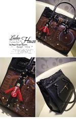 หมดค่ะ กระเป๋าแฟชั่นLuluhouse รุ่นL108-01BLรุ่นนี้เก๋จริงๆไม่เหมือนใคร รับประกันของแท้100% 